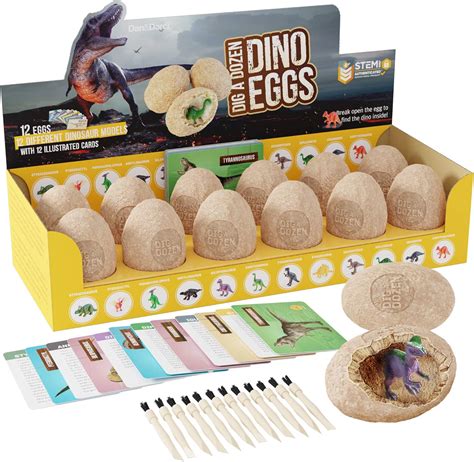 Dig A Dozen Dino Egg Dig Kit Easter Egg Dinosaur Toys For