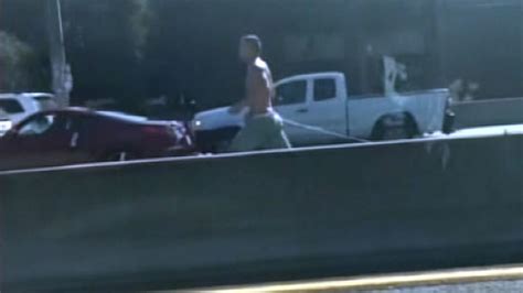 Video Shows Police Tasing Shirtless Man Running On I 880 In San Jose