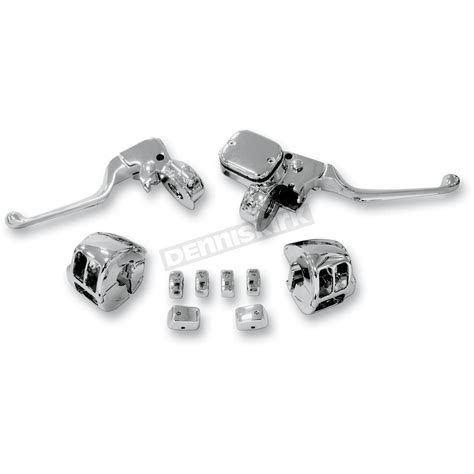 Drag Specialties Chrome Handlebar Control Kit With Mechanical Clutch