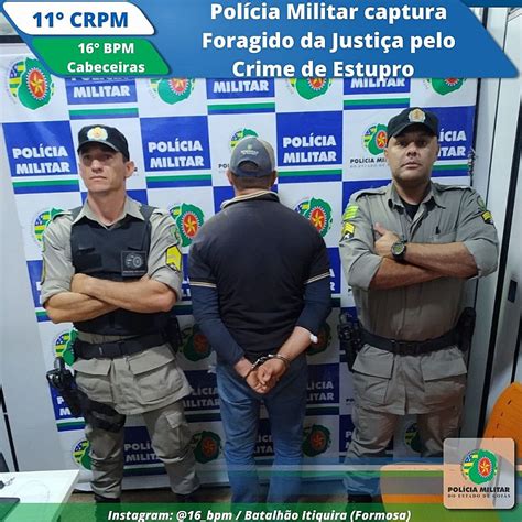 Acusado De Estupro Em Formosa Foi Capturado Pela Polícia Militar