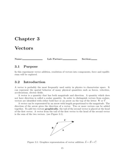 Chapter 3 Vectors