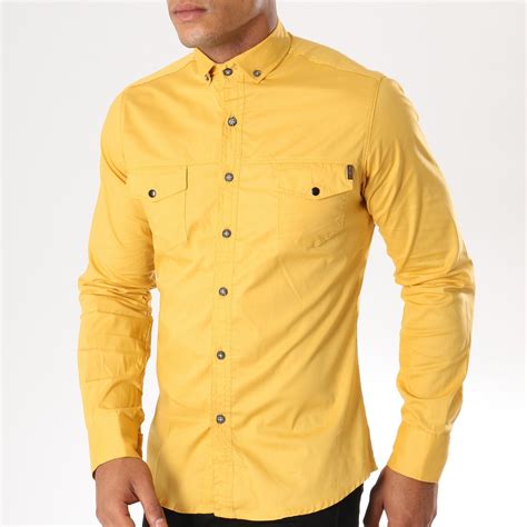 Classic Series Chemise Manches Longues 16402 Jaune