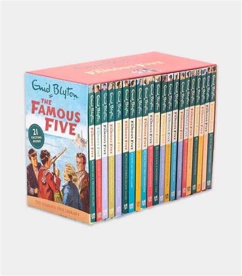 Famous Five Series Books Box Set Pack Collection By Enid Blyton