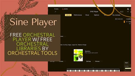 Sine Player Free Orchestral Player Vst Plugin W Free Orchestral