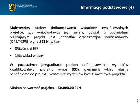 Zasady Kwalifikowalno Ci Wydatk W Projektu W Ramach Poddzia Ania Ppt