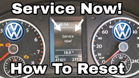 Service Now Warning Reset VW Tiguan How To DIY YouTube