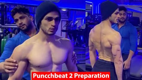 Puncchbeat Update Priyank Sharma Looks Fit In Bare Body Prepares