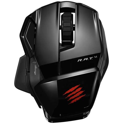 Mad Catz Office R A T M Rat M Gloss Black Souris Pc Mad Catz Sur