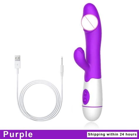 Vibromasseur Lapin Point G Pour Femme Vrai Gode Sextoy F Minin Adulte