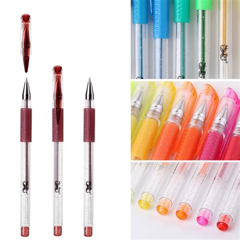 Mr Pen Glitter Gel Pens Assorted Colors 20 Pcs Glitter Pens