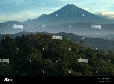 mountain landscape yogyakarta central java indonesia stock photo alamy