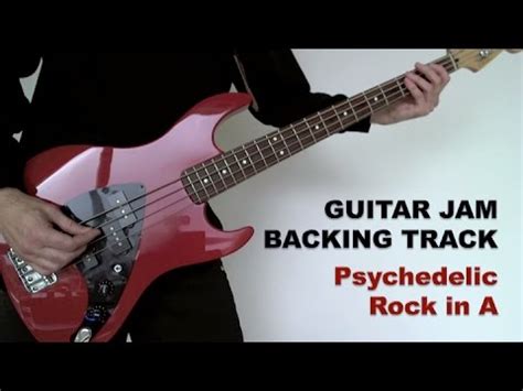 Guitar Jam Backing Track Psychedelic Rock In A Bpm Youtube