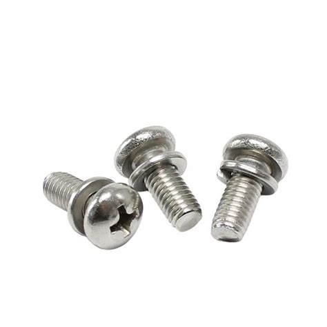 Torx Sems Screws Spring And Flat Washer Preset Stainless Steel Wkooa