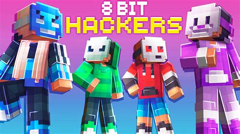 8bit Hackers By The Craft Stars Minecraft Skin Pack Minecraft