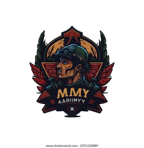 Vector Graphic Army Logo Design Stock Vector (Royalty Free) 2291220889 ...