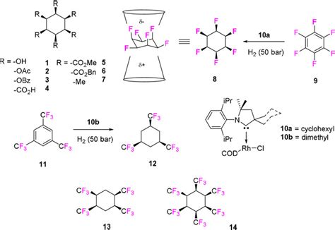 Janus Face Allcis 1 2 4 5tetrakis Trifluoromethyl And Allcis 1 2 3