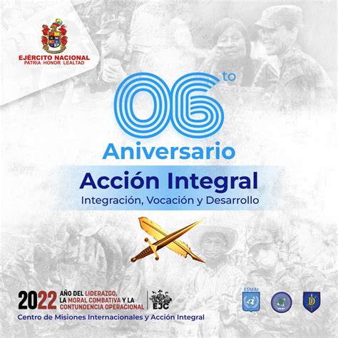 Aniversario 06 Especialidad Acción Integral Ejército Nacional de Colombia