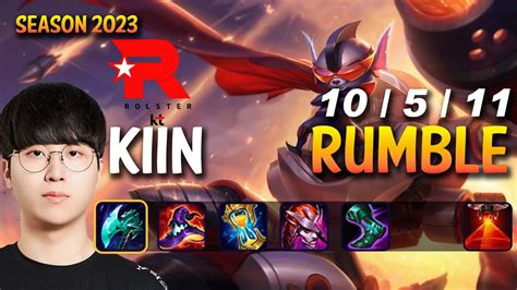 KT Kiin RUMBLE Vs K SANTE Top Patch 13 13 KR Ranked YouTube