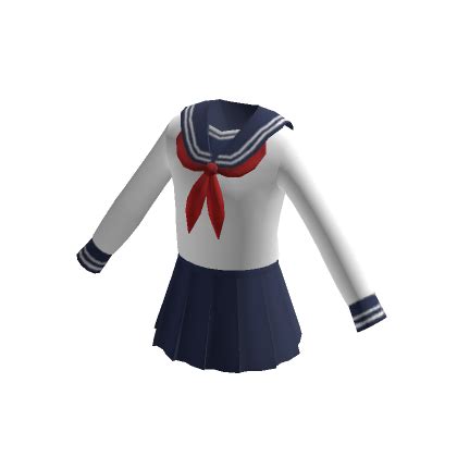 Blue Anime School Uniform II's Code & Price - RblxTrade