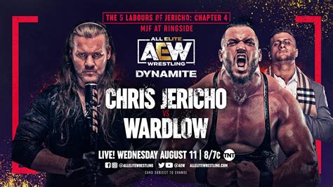 Aew Dynamite Results Aug 11 2021 Jericho Vs Wardlow Tpww