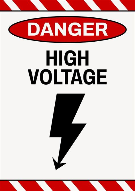 High voltage poster template | Premium Editable Template - rawpixel