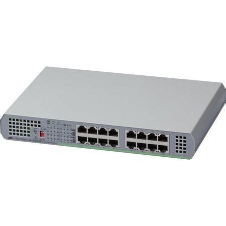 Allied Telesis 16 Port 10 100 1000T Unmanaged Switch W Internal Psu AT