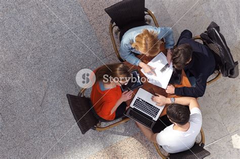 Group of students studying Royalty-Free Stock Image - Storyblocks