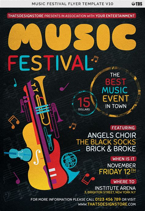 Music Festival Flyer Template V10