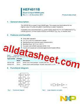 Hef Bt Datasheet Pdf Nxp Semiconductors