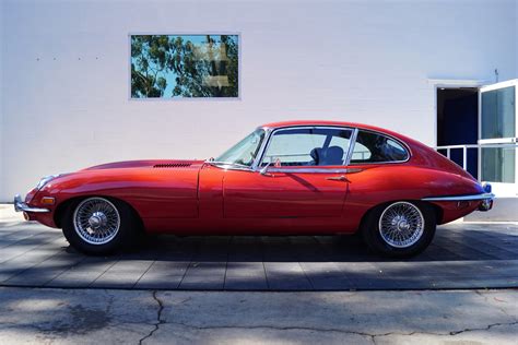 1969 Jaguar XKE E Type Series II Black Leather Stock 572 For Sale