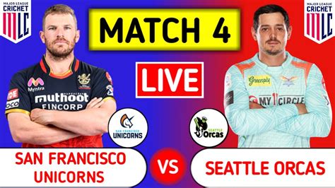 San Francisco Unicorns Vs Seattle Orcas Live SFU Vs SO Major League