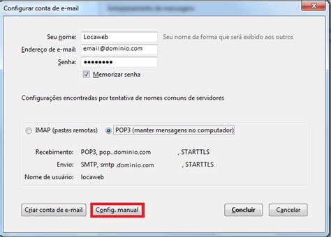 Configurar E Mail No Mozilla Thunderbird Datacom Solu Es