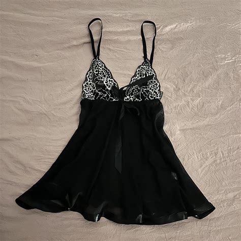 The Cutest Coquette Lingerie Mini Dress Size Small Depop