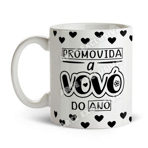 Caneca Promovida a Vovó do Ano Nome