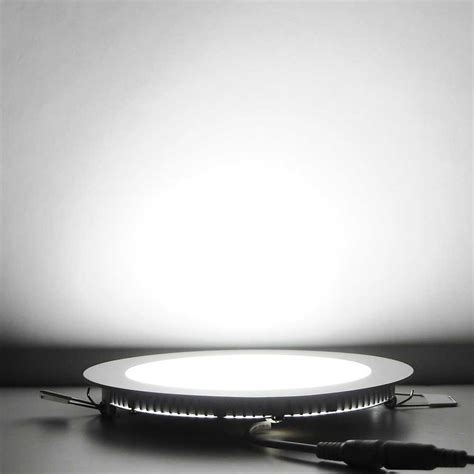 9 12 18W LED Round Recessed Ceiling Flat Panel Down Light Ultra Slim