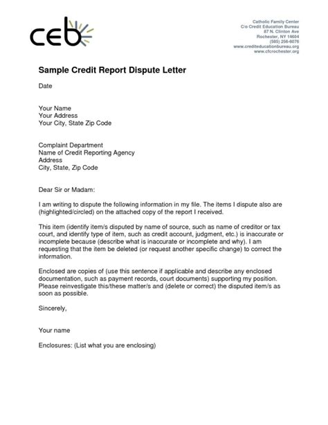 Credit Report Dispute Letter Template Hard Inquiries Free Inside Credit