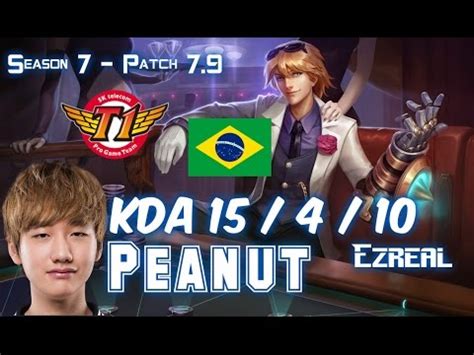 SKT T1 Peanut EZREAL Vs LUCIAN ADC Patch 7 9 BR Ranked YouTube