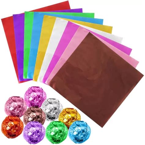 PAPIER D EMBALLAGE PAPIER D Aluminium Chocolat De Bonbons EUR 3 90