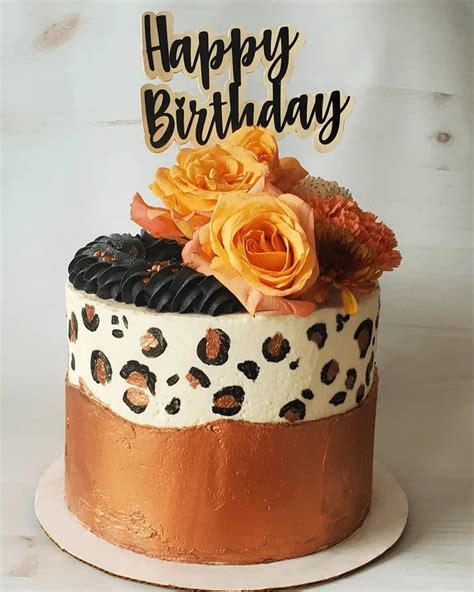 Leopard Cake Design Images Leopard Birthday Cake Ideas Sweet 16