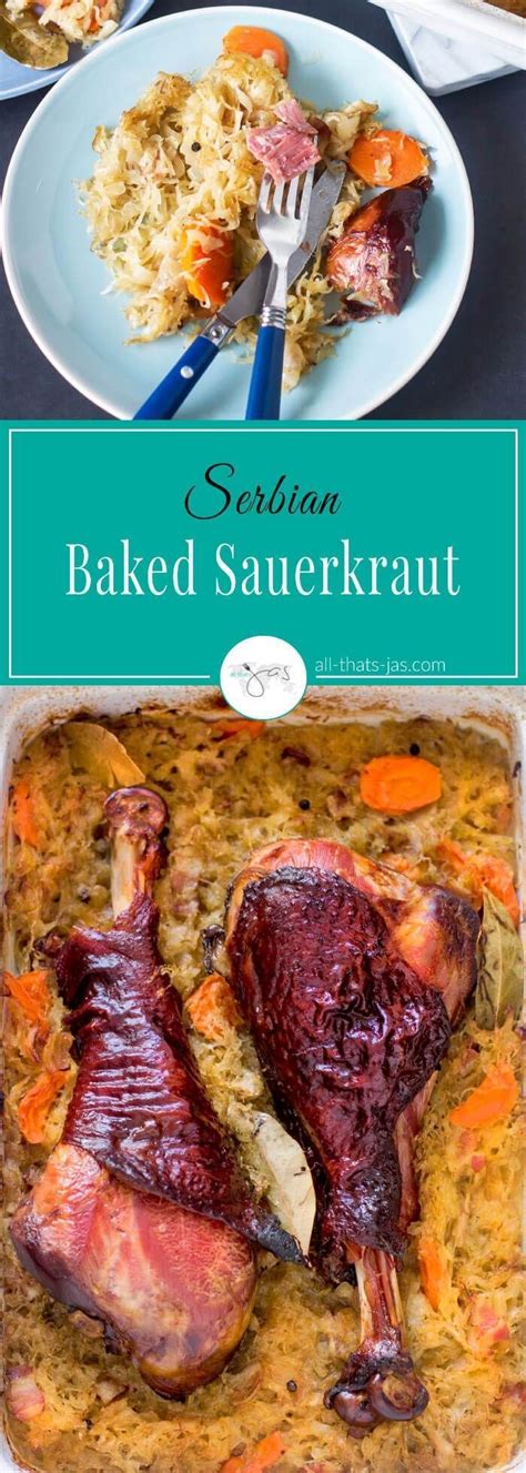 Serbian Baked Sauerkraut - Podvarak | All that's Jas | Recipe | Recipes, Serbian recipes, Sauerkraut