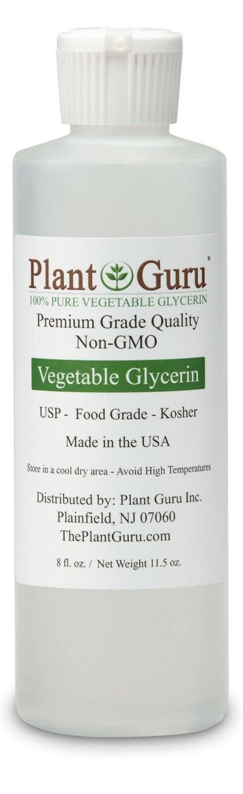 Vegetable Glycerin Usp 99 9 Pure Food Grade Vg Pg Liquid 1 Oz Gallon Bulk Ebay