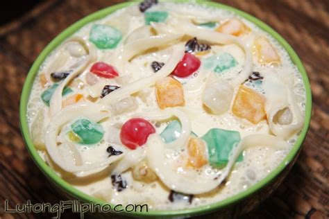 Buko Salad Recipe - Filipino Recipes from Lutong Filipino