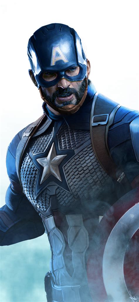 1125x2436 Captain America Beard Artwork Iphone Xs Iphone 10 Iphone X Hd 4k Wallpapers Images