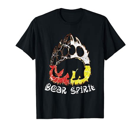 Native American Bear Spirit Bear Paw T Shirt Walmart