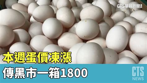 本週蛋價凍漲！傳黑市一箱1800 中盤商不想做｜華視新聞 20230327 Youtube