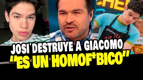 JOSI MARTINEZ AL JURADO GIACOMO ÉL ES HOMOF BICO Y TRANSF BICO YouTube