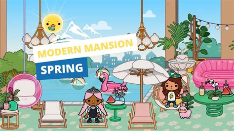 🌼modern Mansion🌿spring House ⭐️toca Boca House Tour Toca Life World