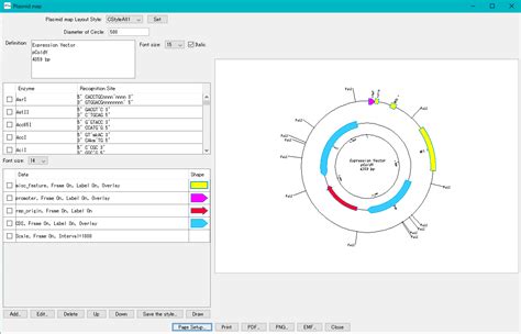 In Silico Biology Co Jp Plasmid Map Viewer Designer