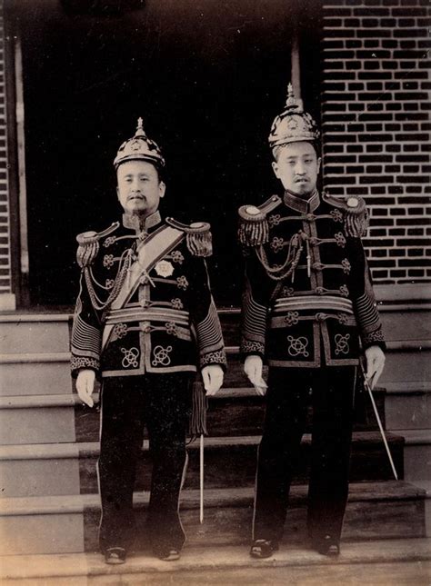 Emperor Gojong And The Crown Prince Sunjong C190 004 132×98cm