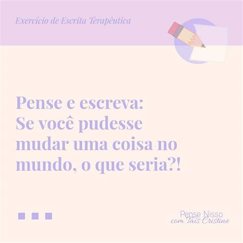 Exercício de Escrita Terapêutica